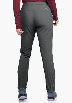 WOMEN SCHÖFFEL Pants Long<Technical and warming hiking pants green