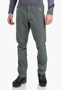 MEN SCHÖFFEL Pants Long<Technical and warming hiking pants green