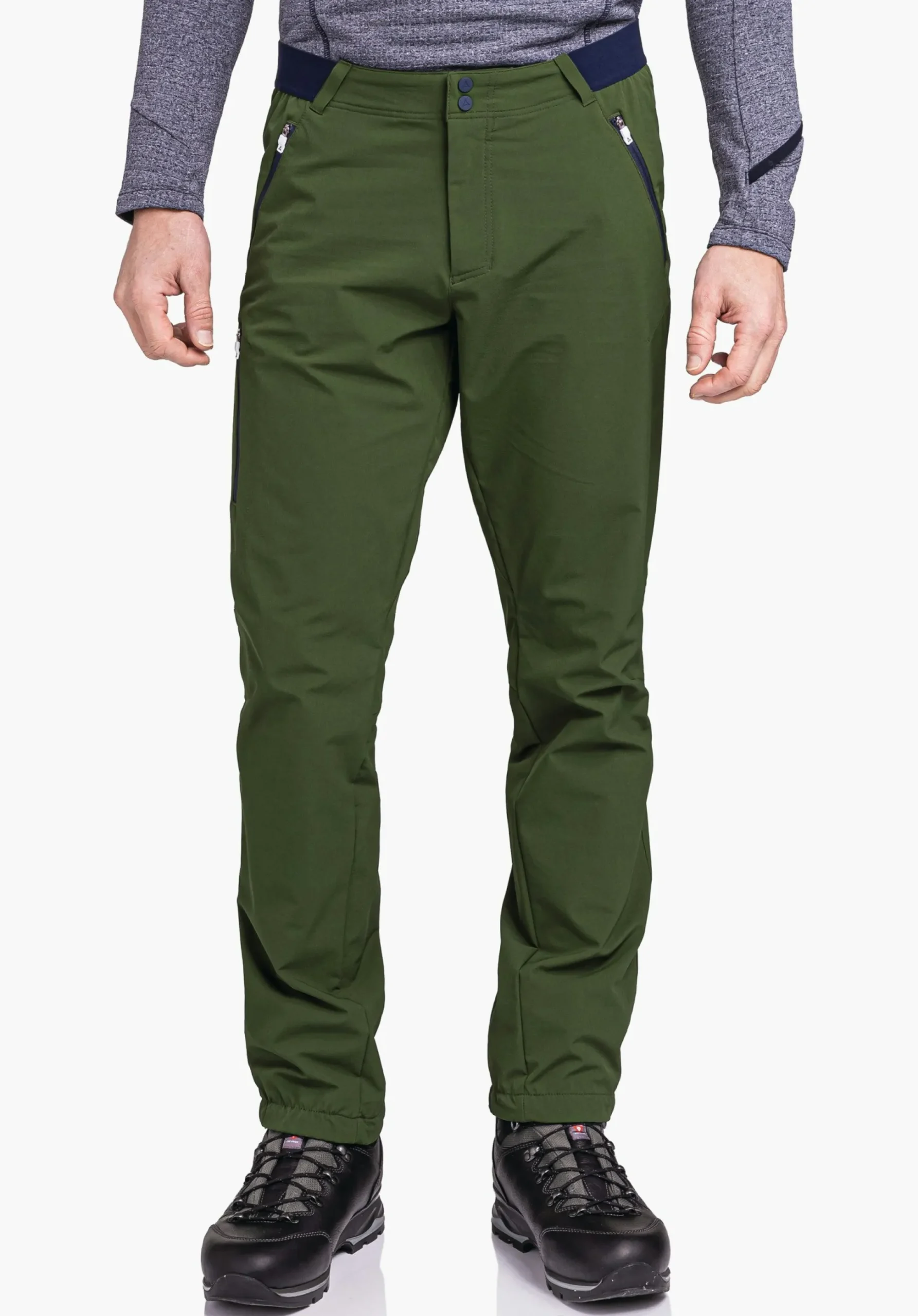 MEN SCHÖFFEL Trek & Hike|Pants Long<Technical and warming hiking pants green