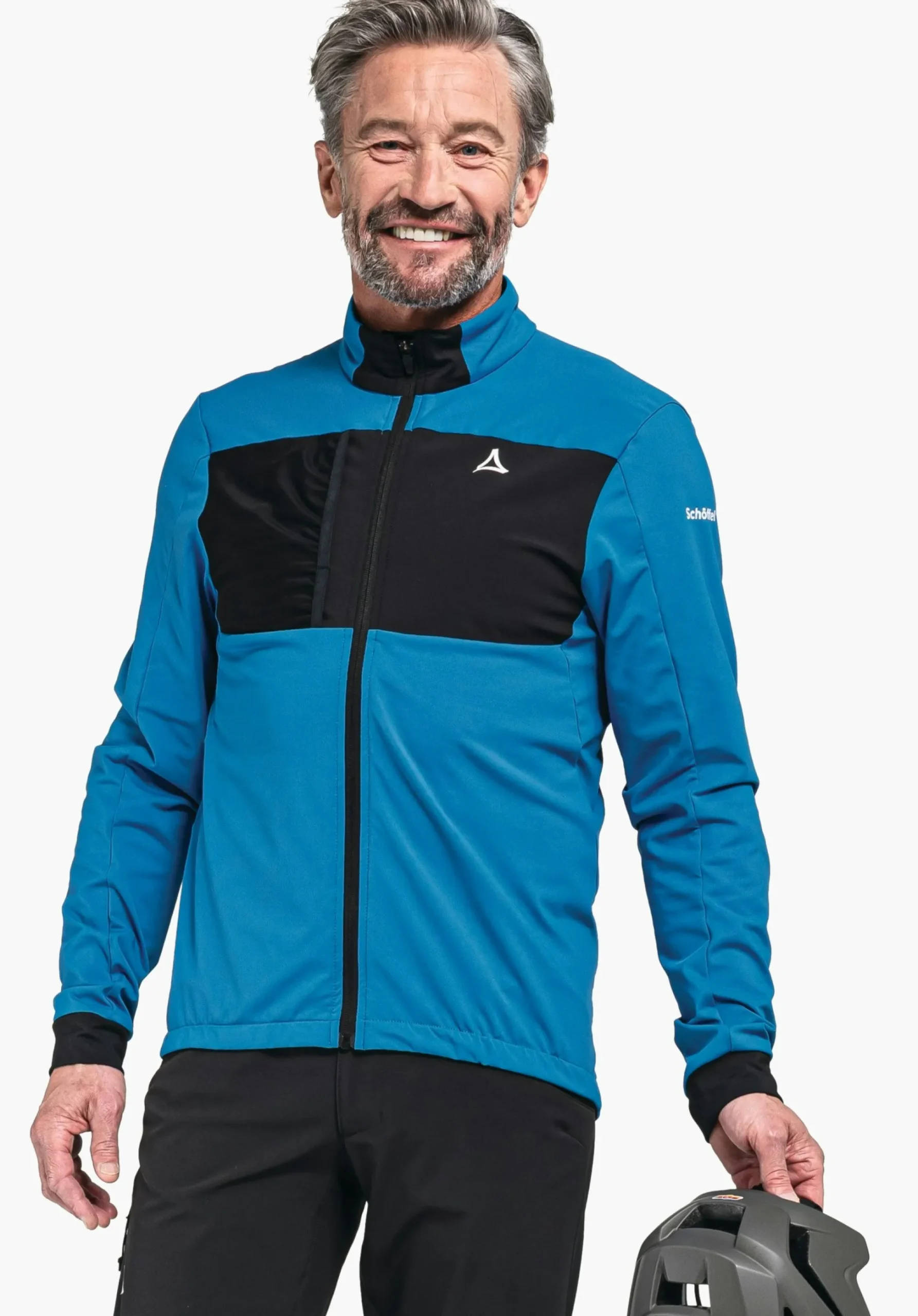 MEN SCHÖFFEL Bike<Technical bike fleece in material mix rot