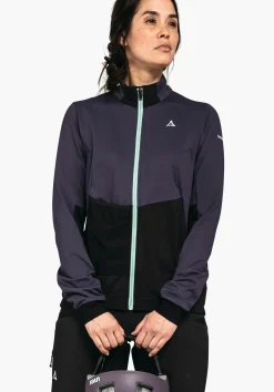 WOMEN SCHÖFFEL Bike<Technical bike fleece in material mix purple