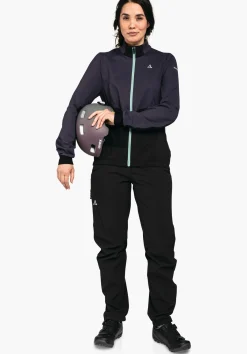 WOMEN SCHÖFFEL Bike<Technical bike fleece in material mix purple