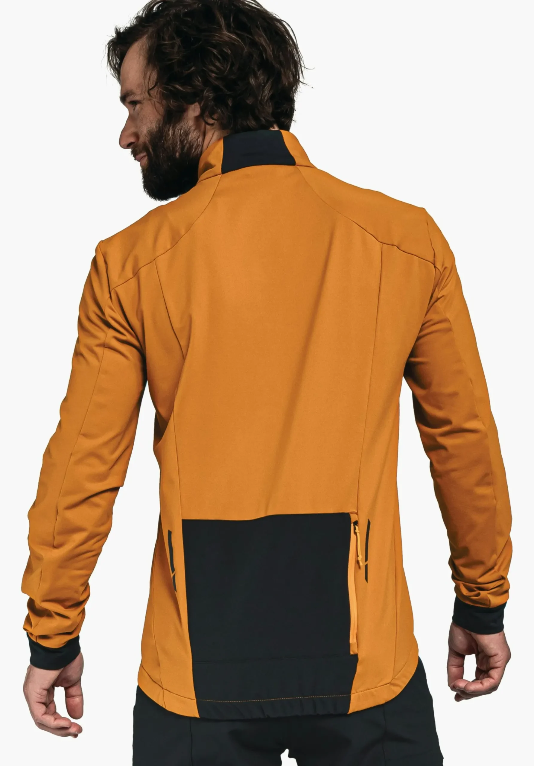 MEN SCHÖFFEL Bike<Technical bike fleece in material mix rot