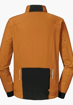 MEN SCHÖFFEL Bike<Technical bike fleece in material mix rot