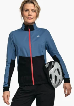 WOMEN SCHÖFFEL Bike<Technical bike fleece in material mix purple