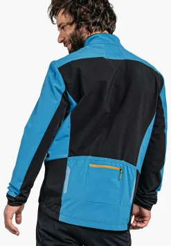 MEN SCHÖFFEL Bike<Technical bike softshell hybrid jacket orange