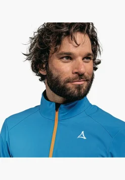 MEN SCHÖFFEL Bike<Technical bike softshell hybrid jacket orange