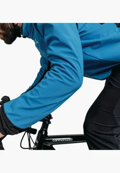 MEN SCHÖFFEL Bike<Technical bike softshell hybrid jacket orange