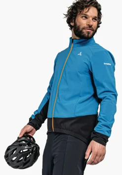 MEN SCHÖFFEL Bike<Technical bike softshell hybrid jacket orange