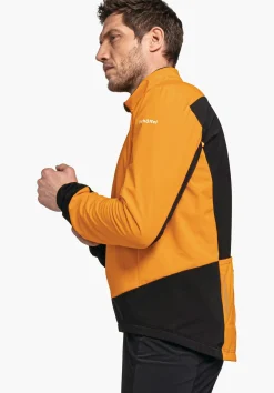 MEN SCHÖFFEL Bike<Technical bike softshell hybrid jacket orange