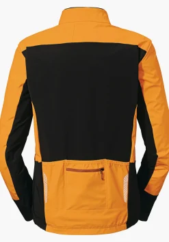 MEN SCHÖFFEL Bike<Technical bike softshell hybrid jacket orange