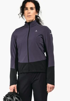 WOMEN SCHÖFFEL Bike<Technical bike softshell hybrid jacket rot