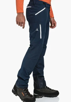 MEN SCHÖFFEL Mountaineering|Pants Long<Technical pants with material reinforcements blue