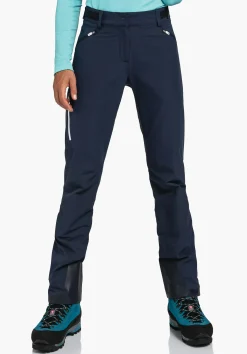 WOMEN SCHÖFFEL Mountaineering|Pants Long<Technical pants with material reinforcements blue