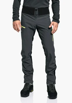MEN SCHÖFFEL Trek & Hike|Pants Long<Technical softshell hiking pants red