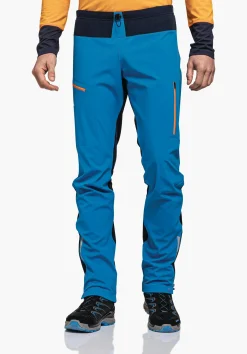 MEN SCHÖFFEL Trek & Hike|Pants Long<Technical softshell hiking pants red