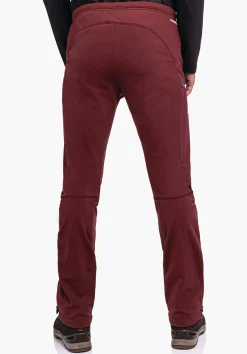 MEN SCHÖFFEL Trek & Hike|Pants Long<Technical softshell hiking pants red