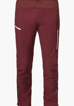 MEN SCHÖFFEL Trek & Hike|Pants Long<Technical softshell hiking pants red