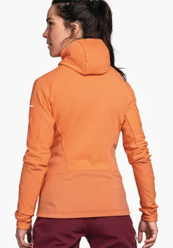 WOMEN SCHÖFFEL Ski Tour|Mountaineering<Technical sporty fleece hoody red