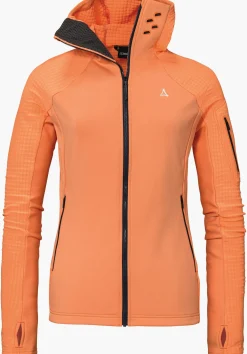 WOMEN SCHÖFFEL Ski Tour|Mountaineering<Technical sporty fleece hoody red