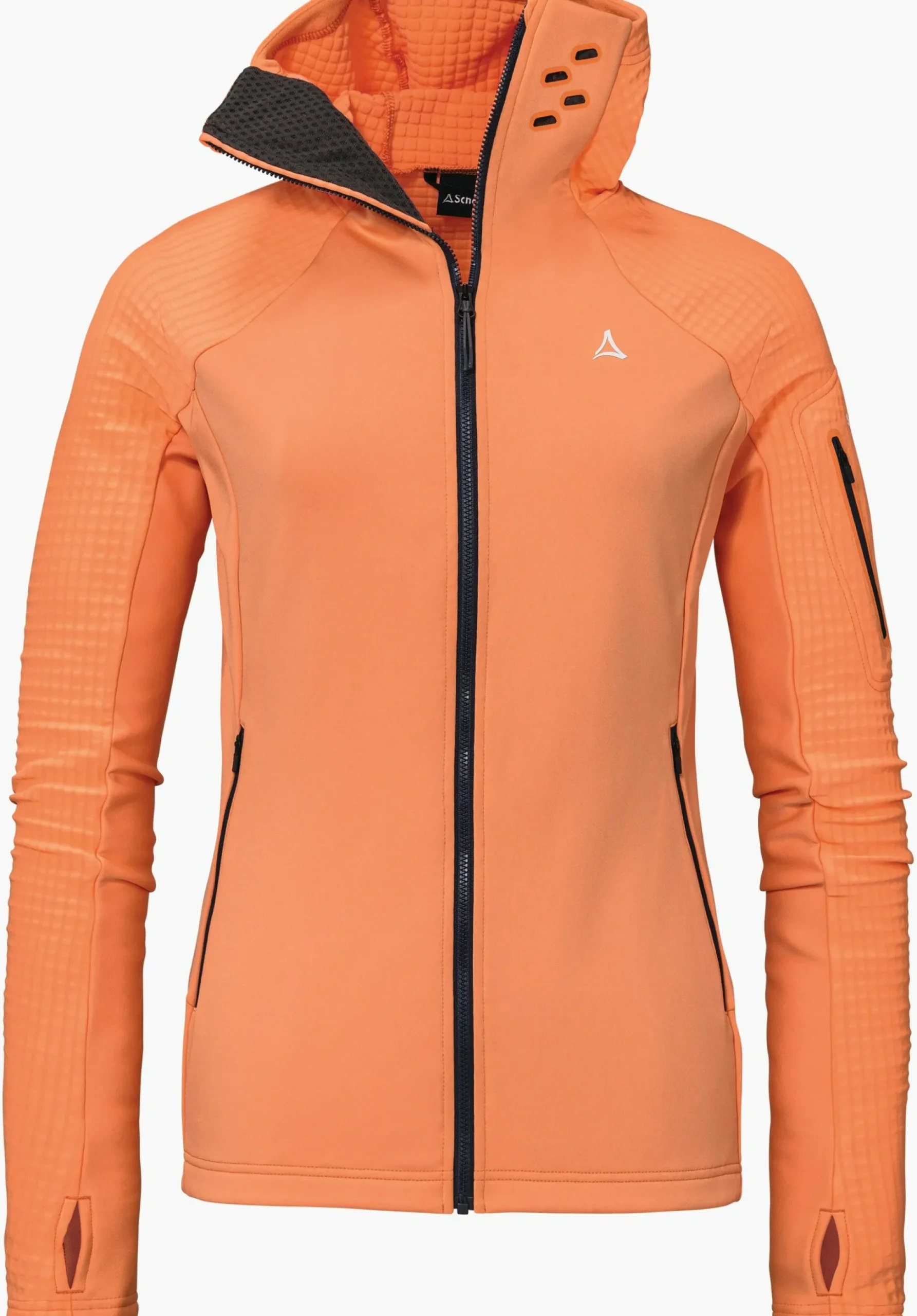 WOMEN SCHÖFFEL Ski Tour|Mountaineering<Technical sporty fleece hoody red