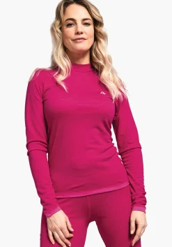 WOMEN SCHÖFFEL Skiing<Temperature-regulating Merino top pink