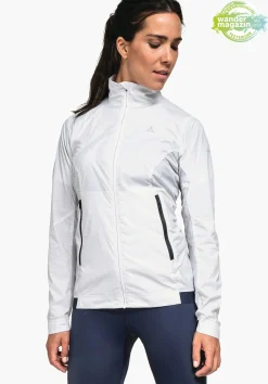 WOMEN SCHÖFFEL Outdoor Jackets|Trek & Hike<Ultra-light water-repellent windcheater white