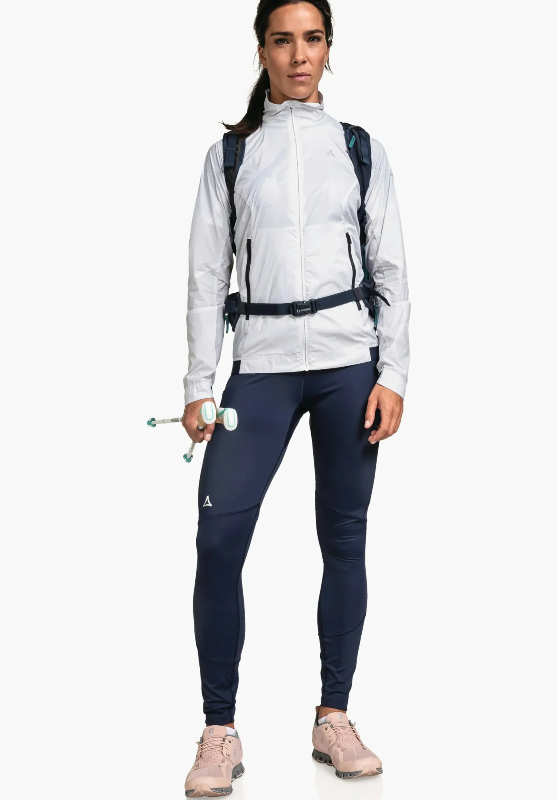 WOMEN SCHÖFFEL Outdoor Jackets|Trek & Hike<Ultra-light water-repellent windcheater white