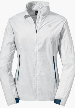 WOMEN SCHÖFFEL Outdoor Jackets|Trek & Hike<Ultra-light water-repellent windcheater white