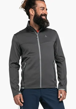 MEN SCHÖFFEL Trek & Hike<Urban fleece with power stretch grün