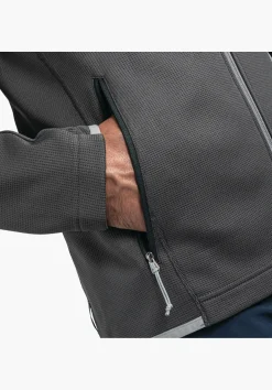 MEN SCHÖFFEL Trek & Hike<Urban fleece with power stretch grün
