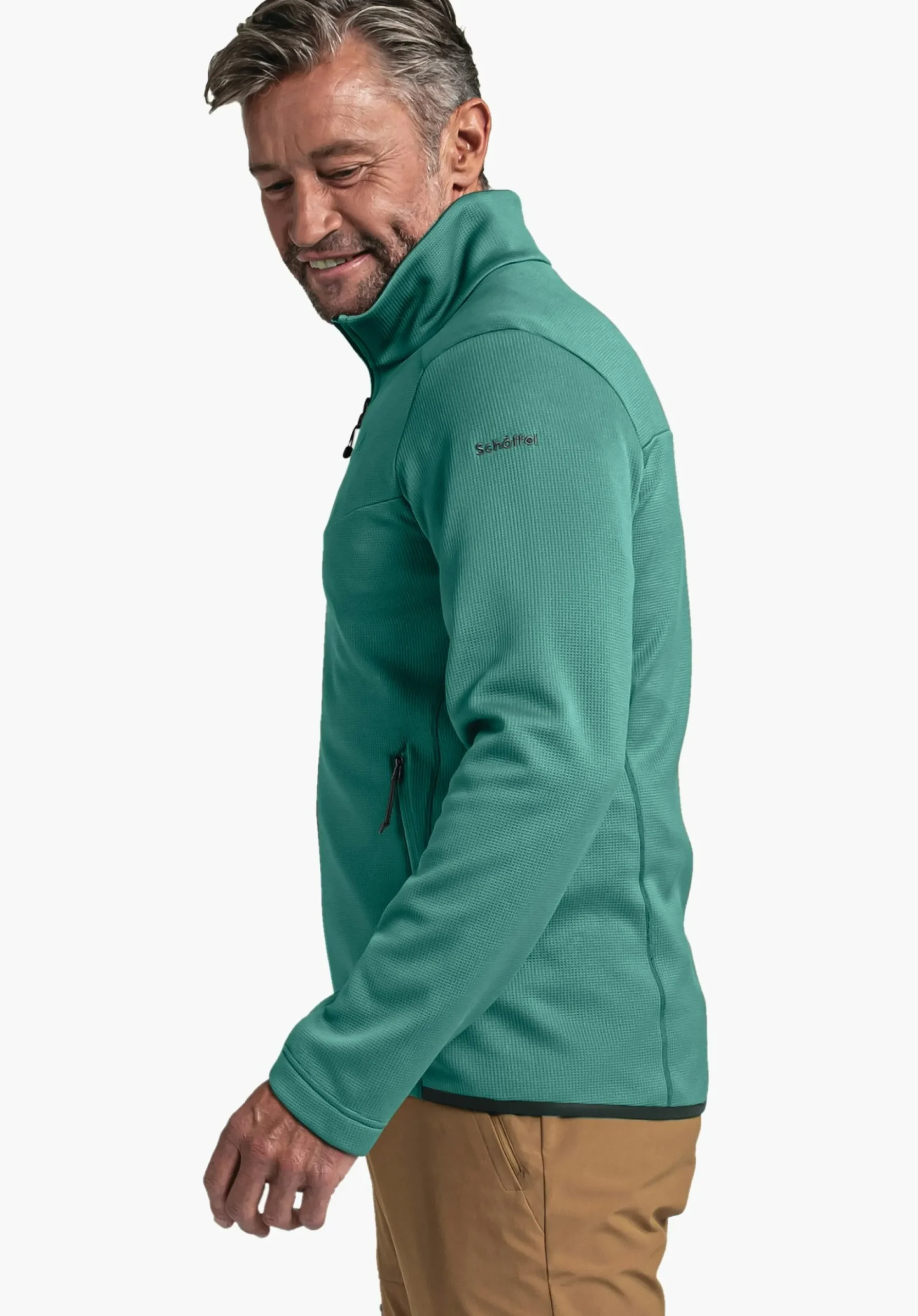 MEN SCHÖFFEL <Urban fleece with power stretch grün