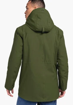 MEN SCHÖFFEL Travel/Leisure|Parka / Coat<Urban winter parka for wet and cold days orange