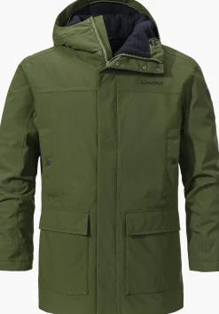 MEN SCHÖFFEL Travel/Leisure|Parka / Coat<Urban winter parka for wet and cold days orange