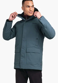 MEN SCHÖFFEL Travel/Leisure|Parka / Coat<Urban winter parka for wet and cold days orange