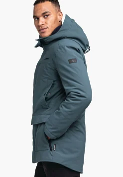 MEN SCHÖFFEL Travel/Leisure|Parka / Coat<Urban winter parka for wet and cold days orange