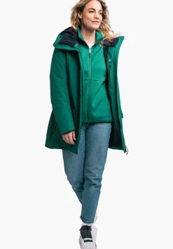 WOMEN SCHÖFFEL Travel/Leisure|Parka / Coat<Urban winter parka for wet and cold days red