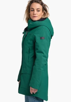 WOMEN SCHÖFFEL Travel/Leisure|Parka / Coat<Urban winter parka for wet and cold days red