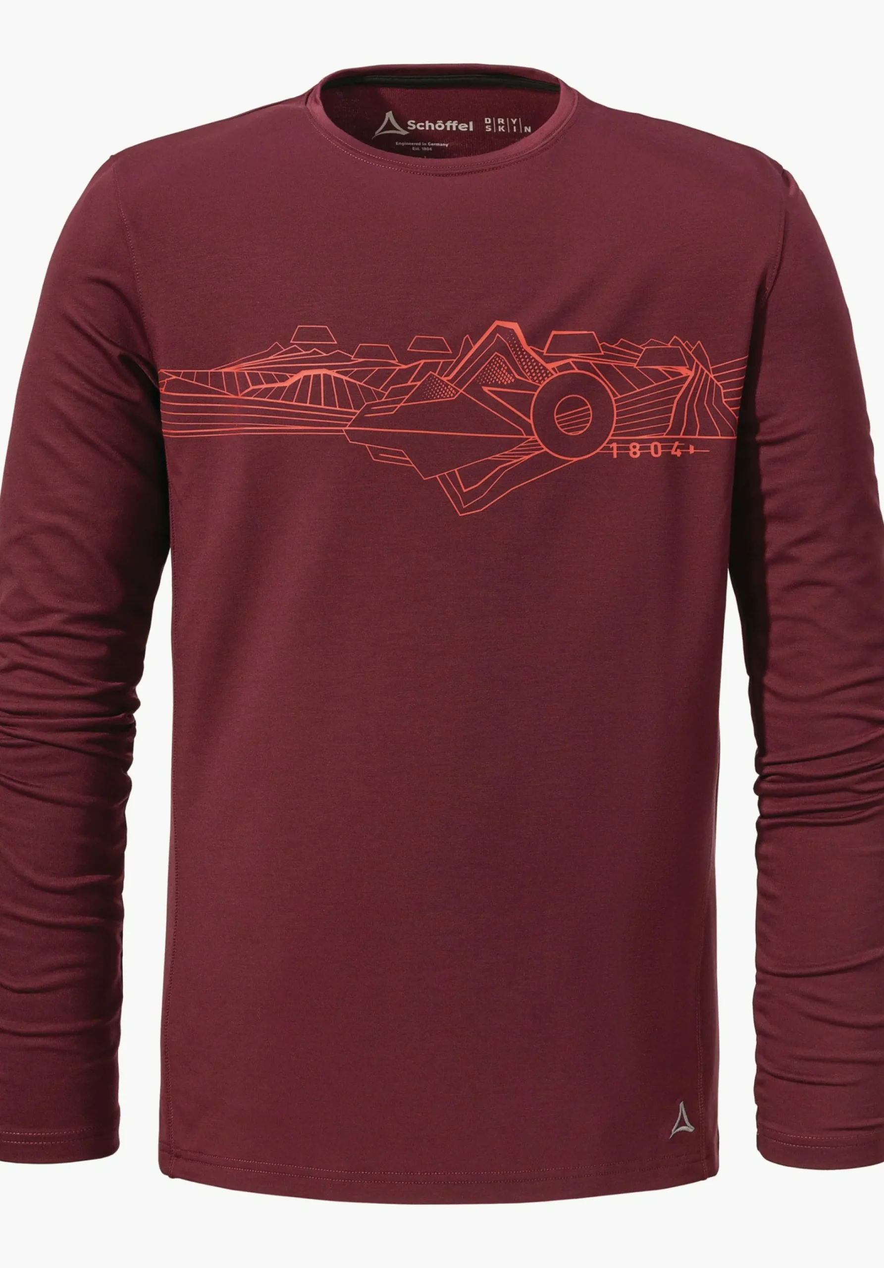 MEN SCHÖFFEL Trek & Hike<Very comfortable to wear longsleeve red