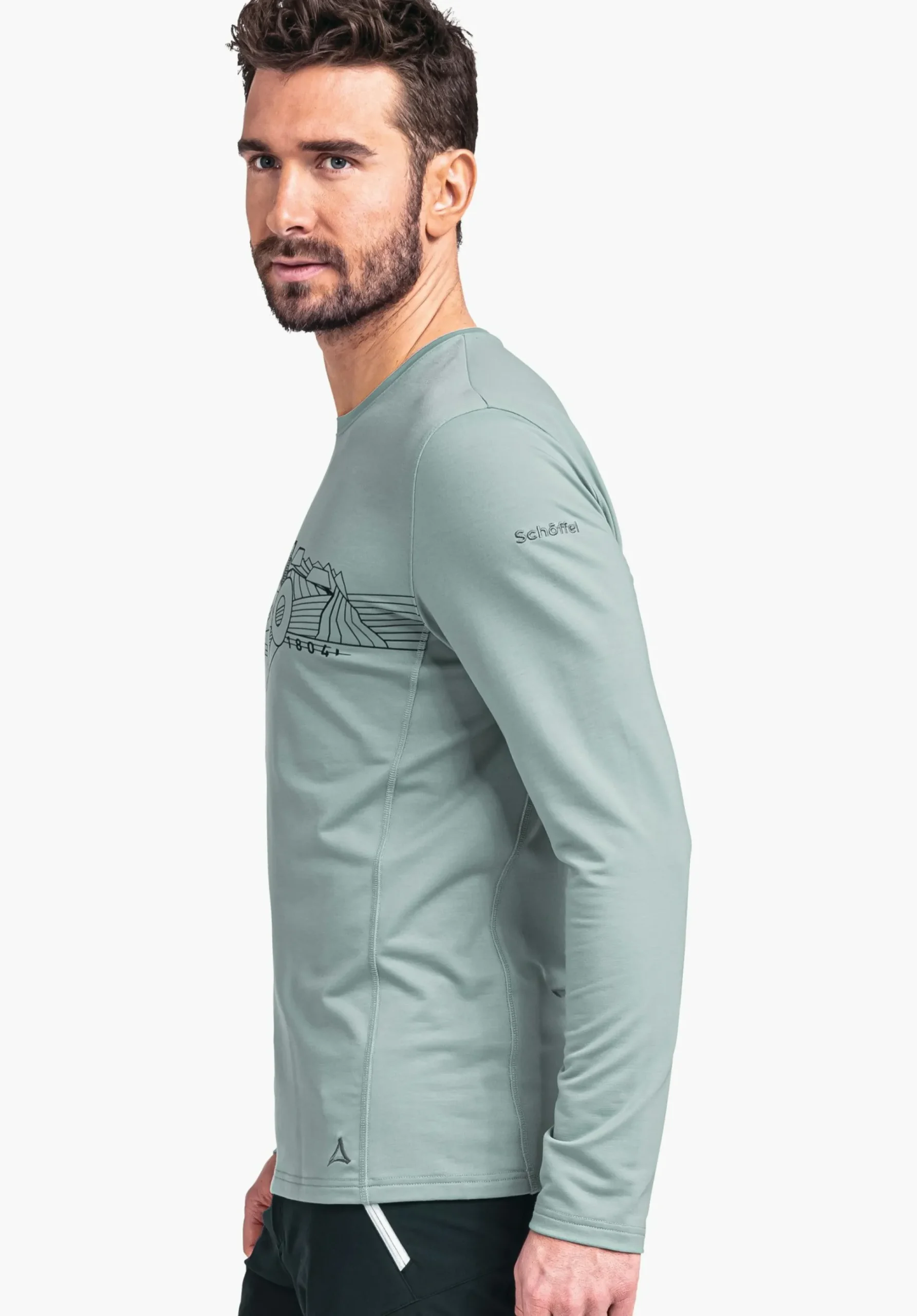 MEN SCHÖFFEL Trek & Hike<Very comfortable to wear longsleeve red