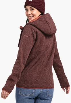 WOMEN SCHÖFFEL Travel/Leisure<Very warm fleece-mix hoody red