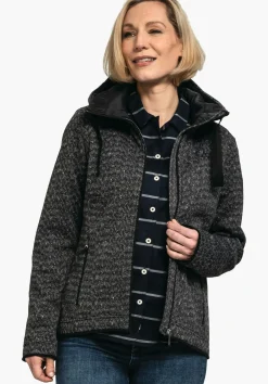 WOMEN SCHÖFFEL Travel/Leisure<Very warm fleece-mix hoody red