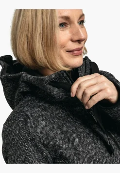 WOMEN SCHÖFFEL Travel/Leisure<Very warm fleece-mix hoody red
