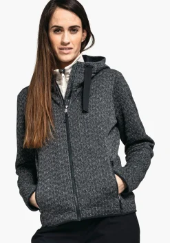 WOMEN SCHÖFFEL Travel/Leisure<Very warm fleece-mix hoody red