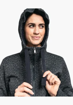 WOMEN SCHÖFFEL Travel/Leisure<Very warm fleece-mix hoody red