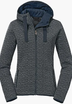 WOMEN SCHÖFFEL Travel/Leisure<Very warm fleece-mix hoody red