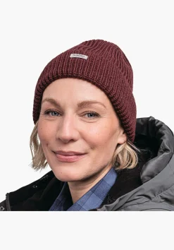 MEN SCHÖFFEL Travel/Leisure<Warm knitted hat with a fleece headband red