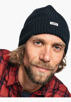 MEN SCHÖFFEL Travel/Leisure<Warm knitted hat with a fleece headband red