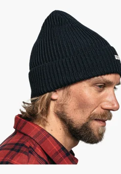MEN SCHÖFFEL Travel/Leisure<Warm knitted hat with a fleece headband red