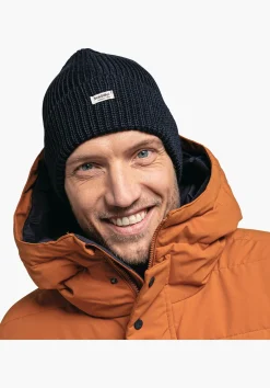 MEN SCHÖFFEL Travel/Leisure<Warm knitted hat with a fleece headband red